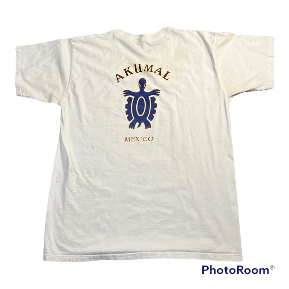 AKUMAL MEXICO 1990s Heavy Cotton T-Shirt by Dan Eli